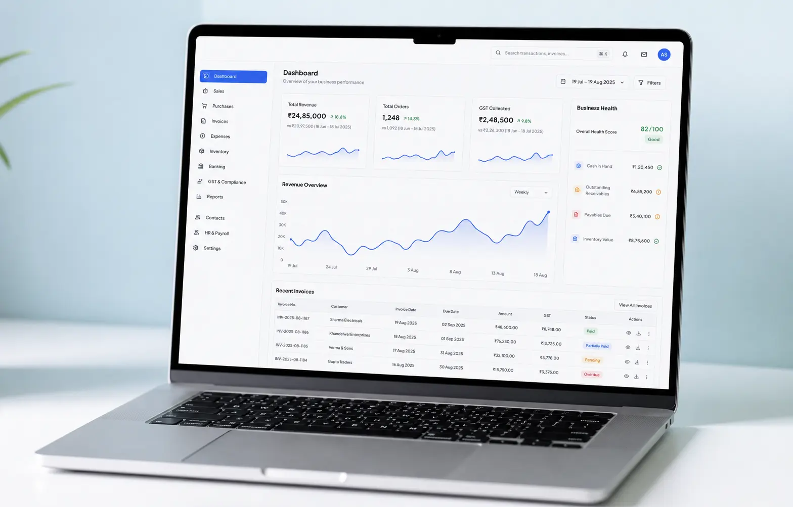 BepaarApp on laptop